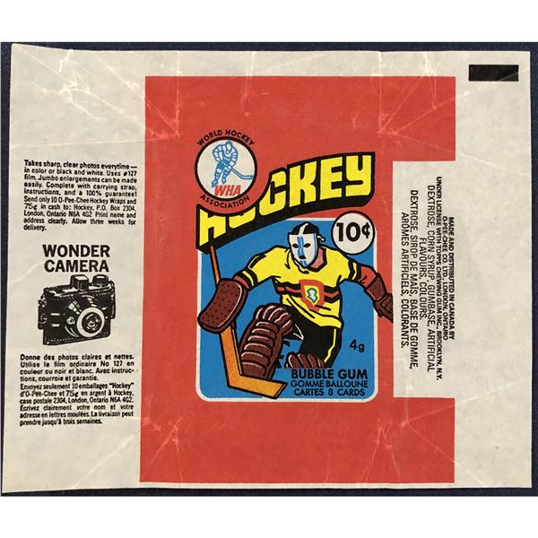 1976-77 O-PEE-CHEE WHA HOCKEY WRAPPER