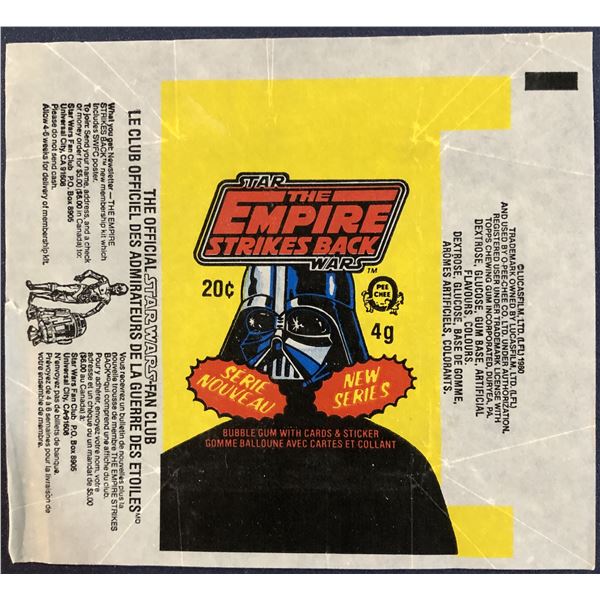 1980 O-PEE-CHEE STAR WARS EMPIRE STRIKES BACK WRAPPER