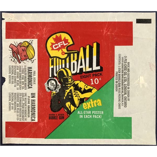 1971 O-PEE-CHEE CFL WRAPPER