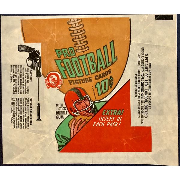 1970 O-PEE-CHEE CFL WRAPPER
