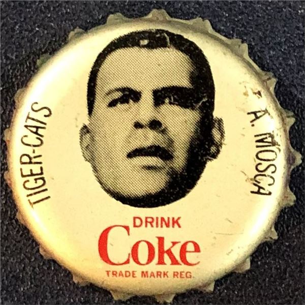 1965 COCA COLA CFL BOTTLE CAPS - ANGELO MOSCA (HOF)