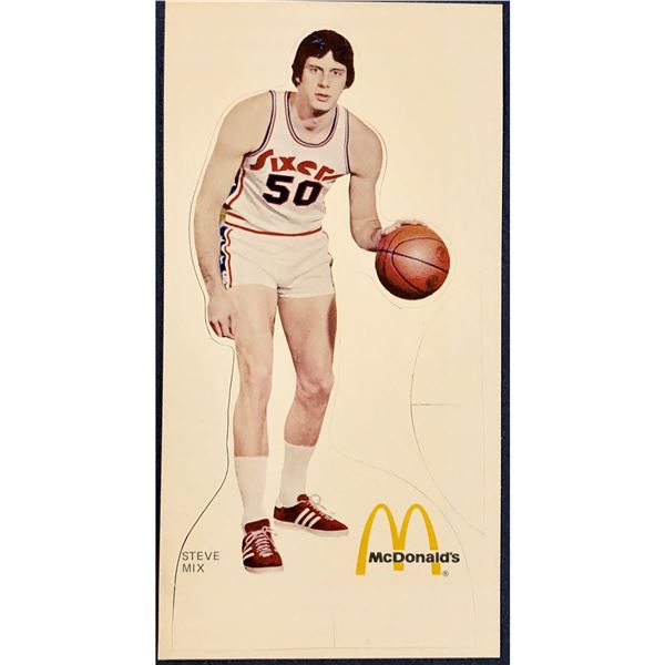 1975-76 McDONALD'S NBA DIE-CUT STANDUP - STEVE MIX