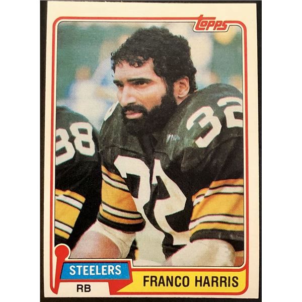 1981 TOPPS FRANCO HARRIS (HOF)