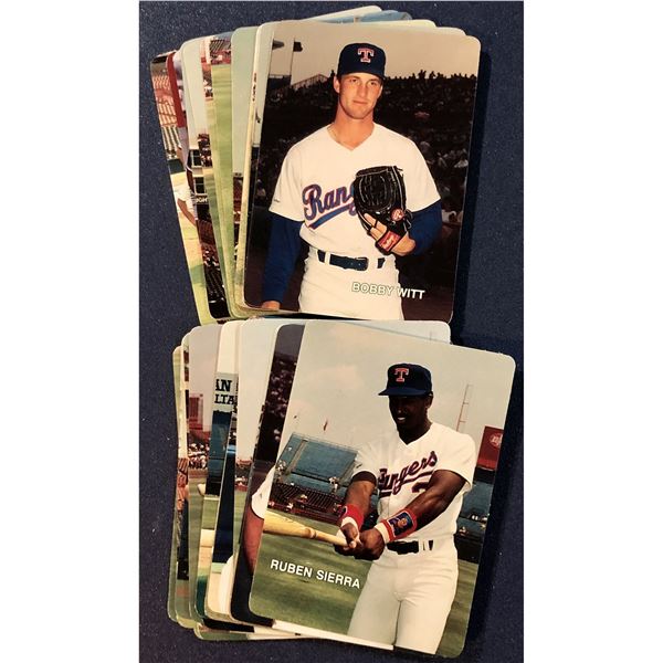 1987 MOTHER'S COOKIES TEXAS RANGERS SET