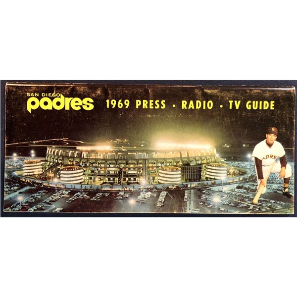 1969 SAN DIEGO PADRES MEDIA GUIDE