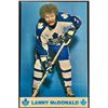Image 1 : TORONTO MAPLE LEAFS TEAM ISSUED POSTCARD - LANNY McDONALD (HOF)
