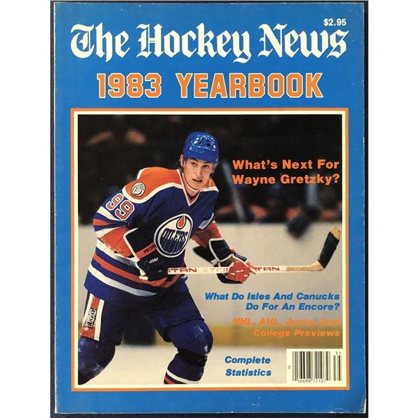1983 HOCKEY NEWS YEARBOOK - WAYNE GRETZKY (HOF) COVER