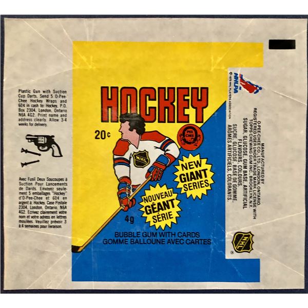 1980-81 O-PEE-CHEE HOCKEY WRAPPER