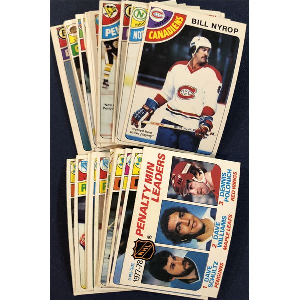 1978-79 O-PEE-CHEE NHL COLLECTION - 25 CARDS