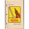 Image 1 : 1972-73 WHA PHILADELPHIA BLAZERS MEDIA GUIDE