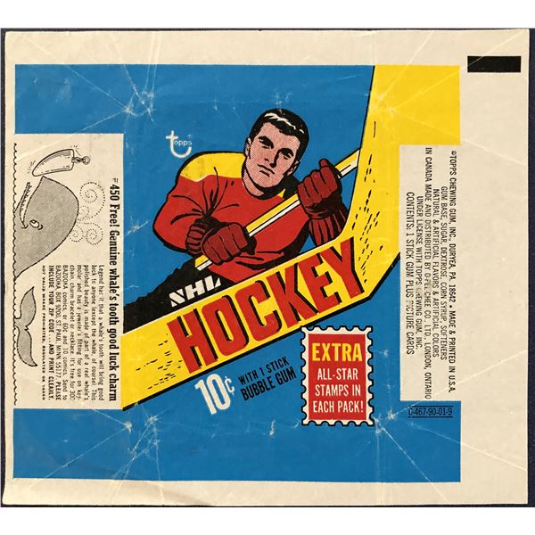 1969-70 O-PEE-CHEE HOCKEY WRAPPER