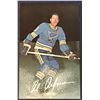 Image 1 : 1968 ST. LOUIS BLUES 3.5"x5.5" POSTCARD - AL ARBOUR (HOF) - SIGNED