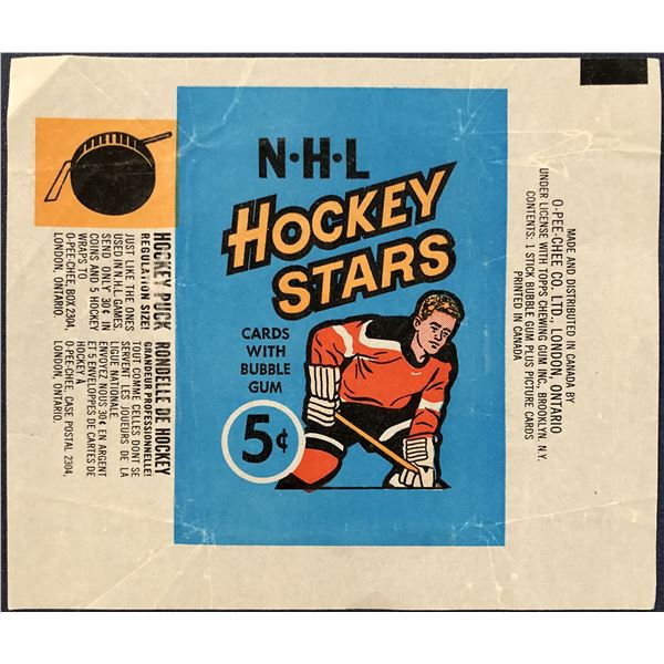 1967-68 O-PEE-CHEE HOCKEY WRAPPER