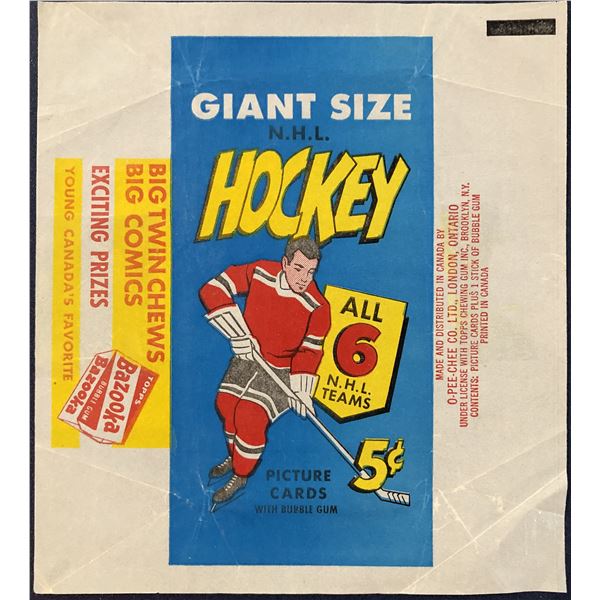 1964-65 O-PEE-CHEE HOCKEY WRAPPER