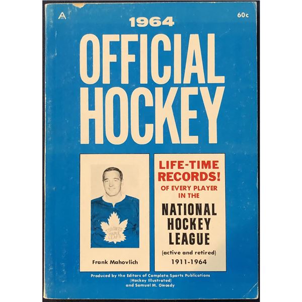 1964 OFFICIAL HOCKEY GUIDE & RECORD BOOK