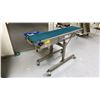 Image 2 : STAINLESS STEEL 13"W X 55"L X 34"H POWERED COMMERCIAL ADJUSTABLE HEIGHT MOBILE CONVEYOR SECTION