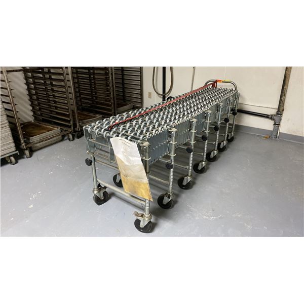 NESTAFLEX 2226 COMMERCIAL FLEXIBLE / ADJUSTABLE HEIGHT MATERIAL HANDLING ROLLER CONVEYOR SYSTEM