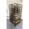 Image 3 : 40 TRAY ALUMINUM MOBILE COMMERCIAL BAKERS RACK WITH 20 ALUMINUM COMMERCIAL BAKING TRAYS