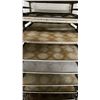 Image 4 : 40 TRAY ALUMINUM MOBILE COMMERCIAL BAKERS RACK WITH 20 ALUMINUM COMMERCIAL BAKING TRAYS