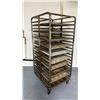 Image 3 : 40 TRAY ALUMINUM MOBILE COMMERCIAL BAKERS RACK WITH 20 ALUMINUM COMMERCIAL BAKING TRAYS