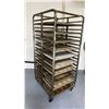 Image 3 : 40 TRAY ALUMINUM MOBILE COMMERCIAL BAKERS RACK WITH 20 ALUMINUM COMMERCIAL BAKING TRAYS