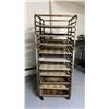 Image 2 : 40 TRAY ALUMINUM MOBILE COMMERCIAL BAKERS RACK WITH 20 ALUMINUM COMMERCIAL BAKING TRAYS