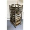 Image 3 : 40 TRAY ALUMINUM MOBILE COMMERCIAL BAKERS RACK WITH 20 ALUMINUM COMMERCIAL BAKING TRAYS