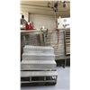 Image 4 : STAINLESS STEEL COMMERCIAL RUBBER CONVEYOR 15 BAY POWERED OVEN LOADING SYSTEM WITH PRI-4 COMMERCIAL