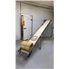 Image 1 : STAINLESS STEEL 18"W X 160"L X 76"H COMMERCIAL MOBILE POWERED FEEDER CONVEYOR SYSTEM WITH SECOND