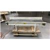 Image 1 : WHITE 17"W X 67"L X 35"H COMMERCIAL CHAIN CONVEYOR SYSTEM ON MOBILE CART *CART INCLUDED*