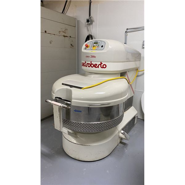 PIETROBERTO EASY 200E COMMERCIAL LARGE SCALE MIXER WITH DIGITAL DISPLAY, SECOND MOBILE MIXING BOWL