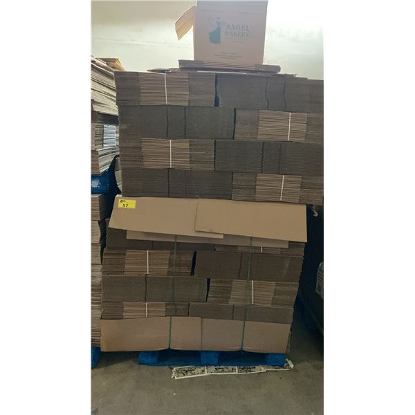 STACK OF COMMERCIAL CARDBOARD PACKAGING BOXES *MUST TAKE ALL*