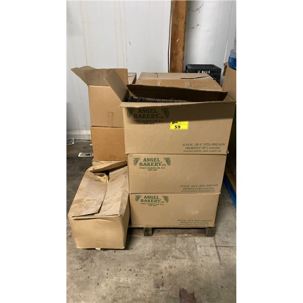 PALLET OF BLACK PLASTIC FLOWER POTS *MUST TAKE ALL*