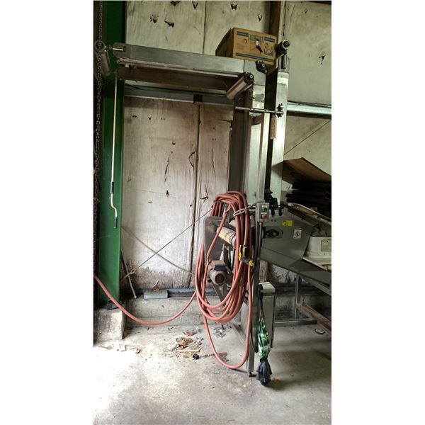 LAWRENCE EQUIPMENT STAINLESS STEEL COMMERCIAL POWERED DROP CONVEYOR SYSTEM