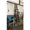 Image 3 : 3 ASSORTED SIZED WOODEN STEP LADDERS & 2 WOODEN WORK PLATFORMS *MUST TAKE ALL*