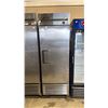 Image 1 : TRUE T-23 STAINLESS STEEL COMMERCIAL SINGLE DOOR MOBILE ELECTRIC REACH-IN COOLER WITH RACKS