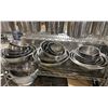 Image 4 : 6 TIER 48"W X 18"D X 77"H MOBILE COMMERCIAL METRO STYLE RACKING SYSTEM WITH STAINLESS STEEL INSERTS,
