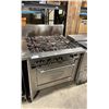 Image 1 : GARLAND STAINLESS STEEL 6 BURNER COMMERCIAL NATURAL GAS OVEN * MISSING 1 KNOB*