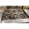 Image 2 : GARLAND STAINLESS STEEL 6 BURNER COMMERCIAL NATURAL GAS OVEN * MISSING 1 KNOB*