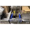 Image 2 : MKE FG-115N STAINLESS STEEL COMMERCIAL 2 BASKET DEEP FRYER