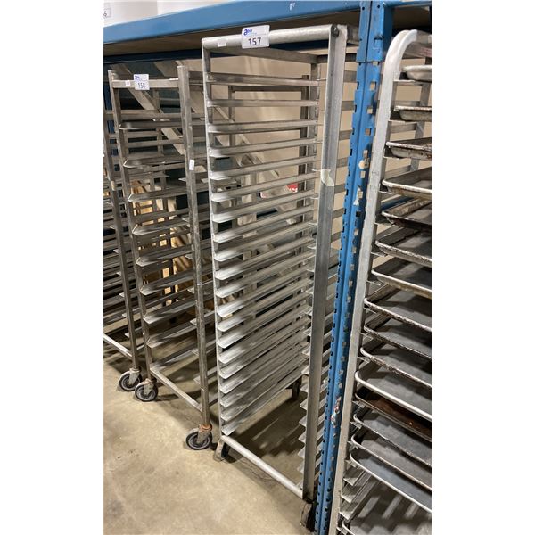 20 TRAY ALUMINUM MOBILE COMMERCIAL BAKERS RACK *NO TRAYS INCLUDED*