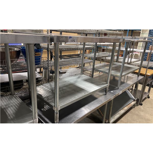 EFI STAINLESS STEEL COMMERCIAL PREPARATION TABLE APPROX 48"L X 30"D X 35"H