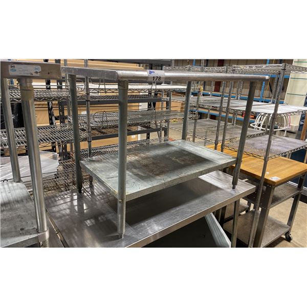 STAINLESS STEEL COMMERCIAL PREPARATION TABLE APPROX 48"L X 30"D X 35"H