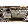 Image 2 : 4 TIER 47"W X 18"D X 77"H MOBILE COMMERCIAL METRO STYLE RACKING SYSTEM WITH ASSORTED RESTAURANT