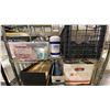 Image 5 : 5 TIER 36"W X 18"D X 76"H MOBILE COMMERCIAL METRO STYLE RACKING SYSTEM WITH ASSORTED COOK BOOKS,