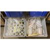 Image 2 : 6 TIER 36"W X 18"D X 76"H MOBILE COMMERCIAL METRO STYLE RACKING SYSTEM WITH PLASTIC CONDIMENT