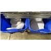 Image 3 : 6 TIER 36"W X 18"D X 76"H MOBILE COMMERCIAL METRO STYLE RACKING SYSTEM WITH PLASTIC CONDIMENT
