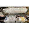 Image 4 : 6 TIER 36"W X 18"D X 76"H MOBILE COMMERCIAL METRO STYLE RACKING SYSTEM WITH PLASTIC CONDIMENT