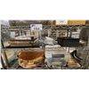 Image 3 : 7 TIER 36"W X 18"D X 76"H MOBILE COMMERCIAL METRO STYLE RACKING SYSTEM WITH KNIVES, WOKS, CUTLERY,