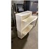 Image 4 : 4 TIER 36"W X 18"D X 71"H MOBILE COMMERCIAL METRO STYLE RACKING SYSTEM WITH ASSORTED STORAGE BINS,